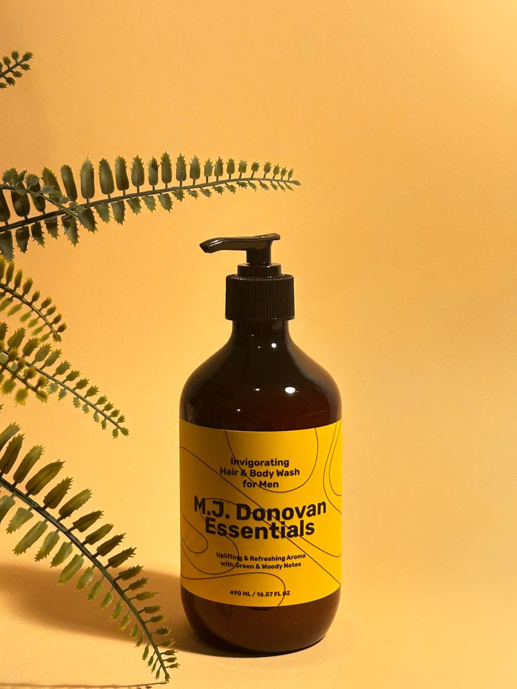 Invigorating Hair & Body Wash for Men - M.J. Donovan Essentials