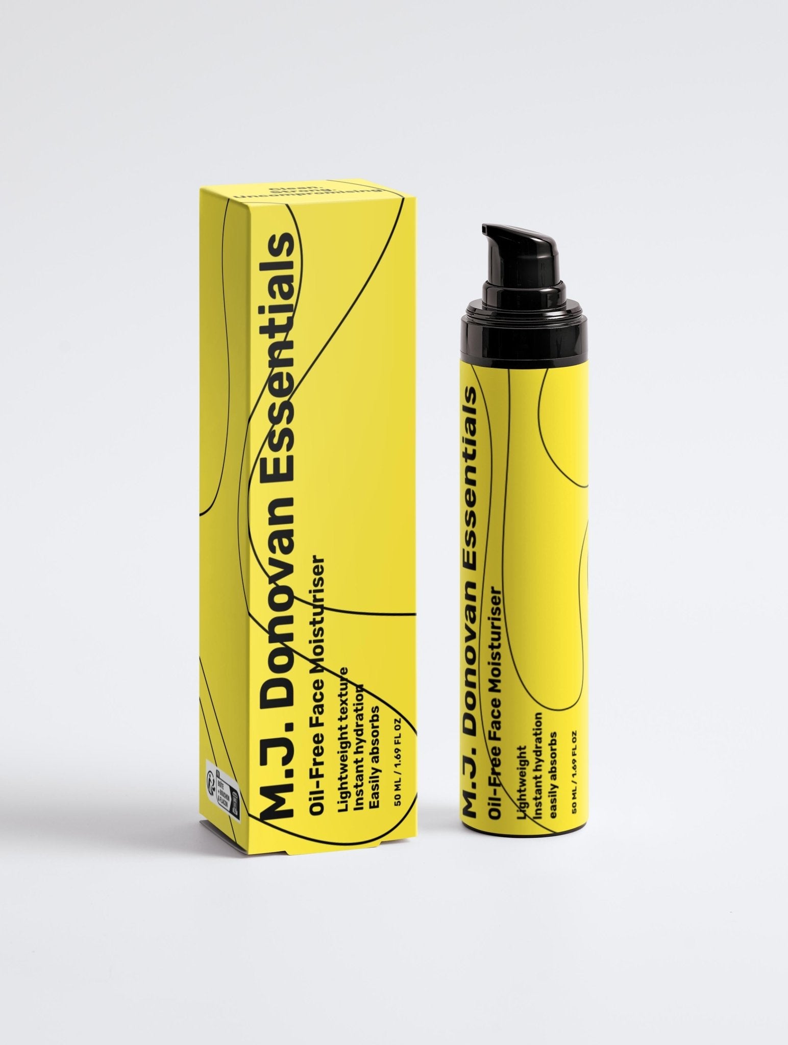 Oil - Free Face Moisturiser for Men - M.J. Donovan Essentials