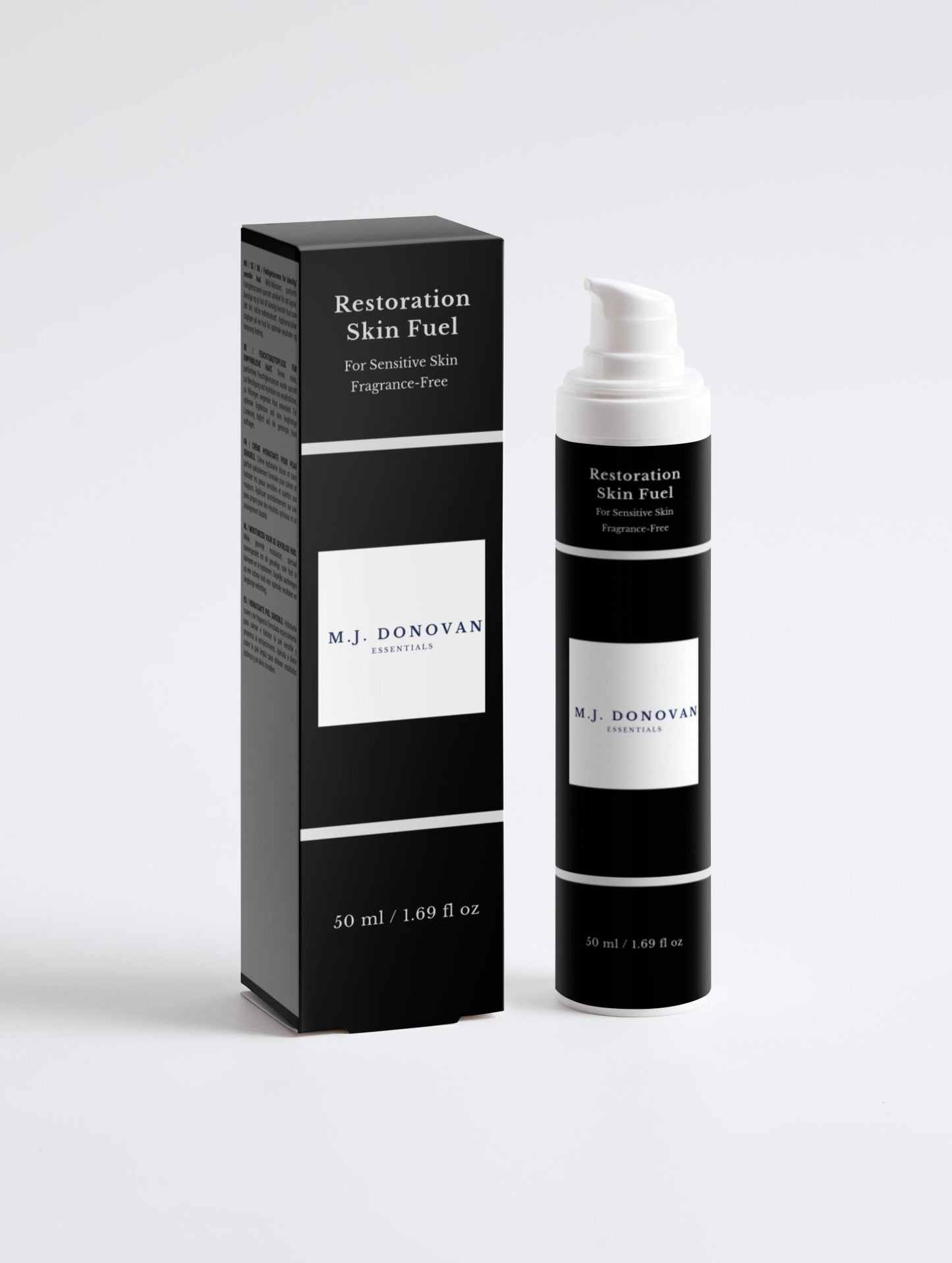 Restoration Skin Fuel: Sensitive Skin Face Moisturizer for Men - M.J. Donovan Essentials