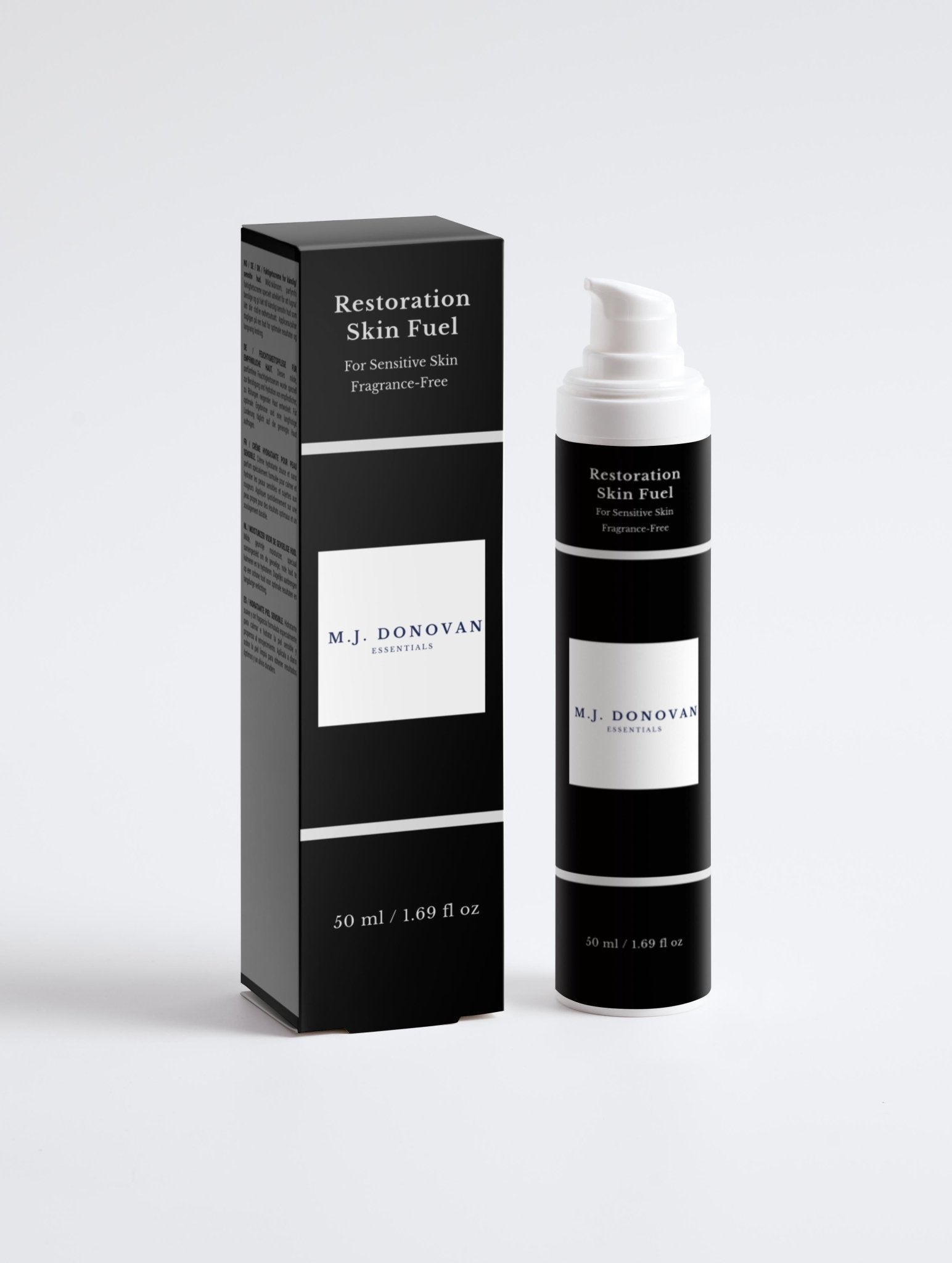 Restoration Skin Fuel: Sensitive Skin Face Moisturizer for Men - M.J. Donovan Essentials