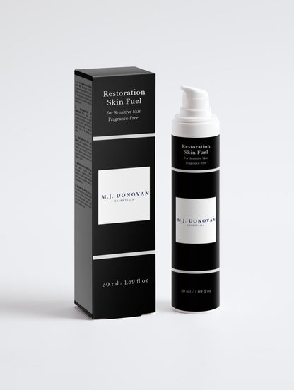 Restoration Skin Fuel: Sensitive Skin Face Moisturizer for Men - M.J. Donovan Essentials