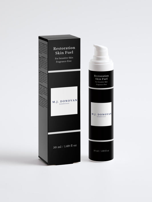Restoration Skin Fuel: Sensitive Skin Face Moisturizer for Men - M.J. Donovan Essentials